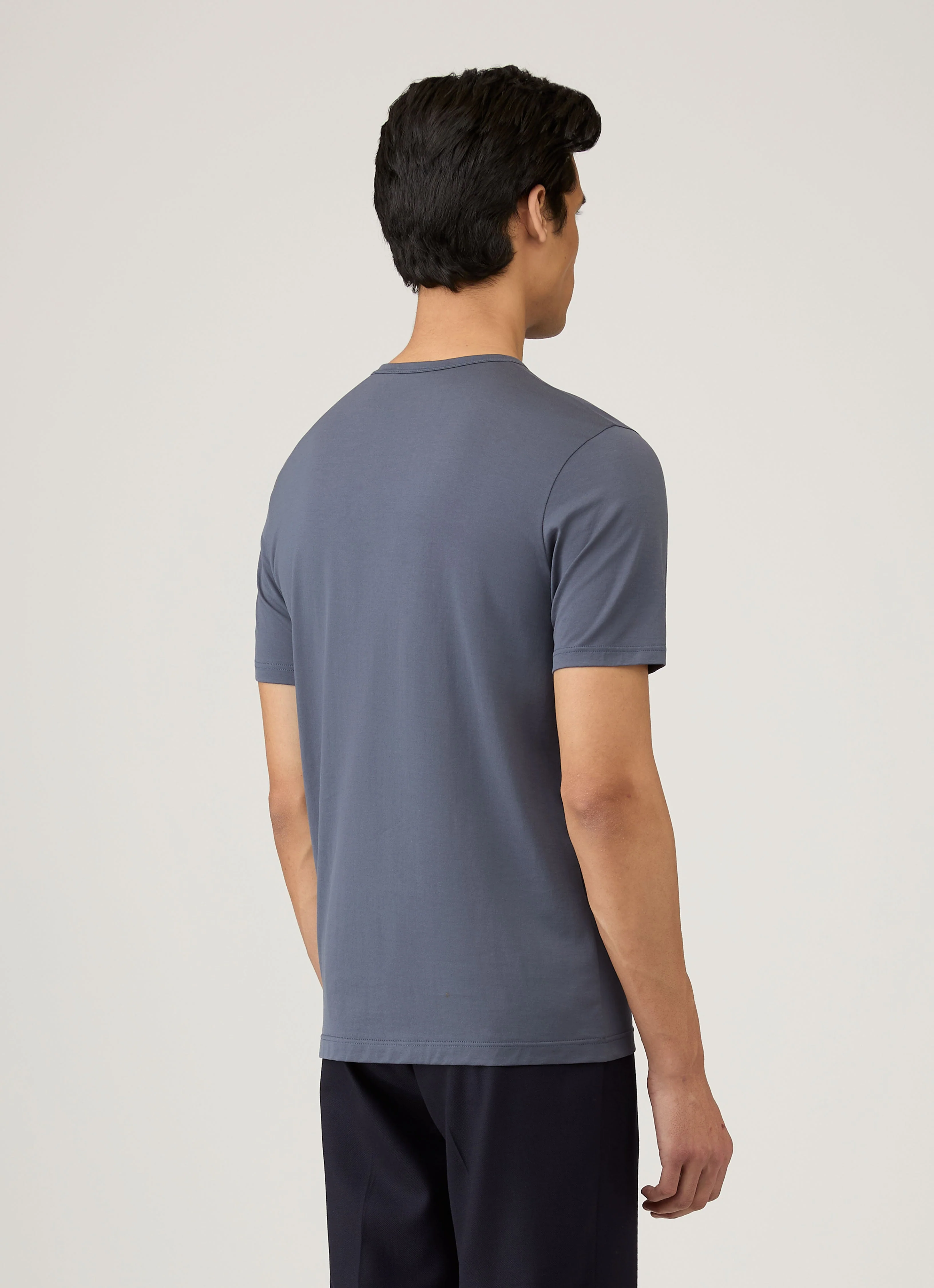 Men's Classic T-shirt in Slate Blue - Image 5