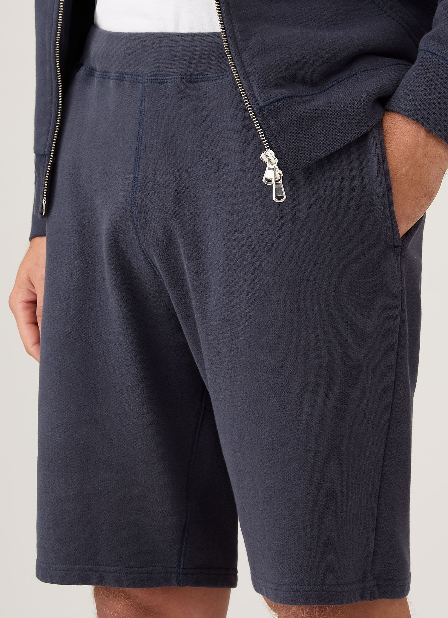 Men's Loopback Shorts in Navy - Image 6