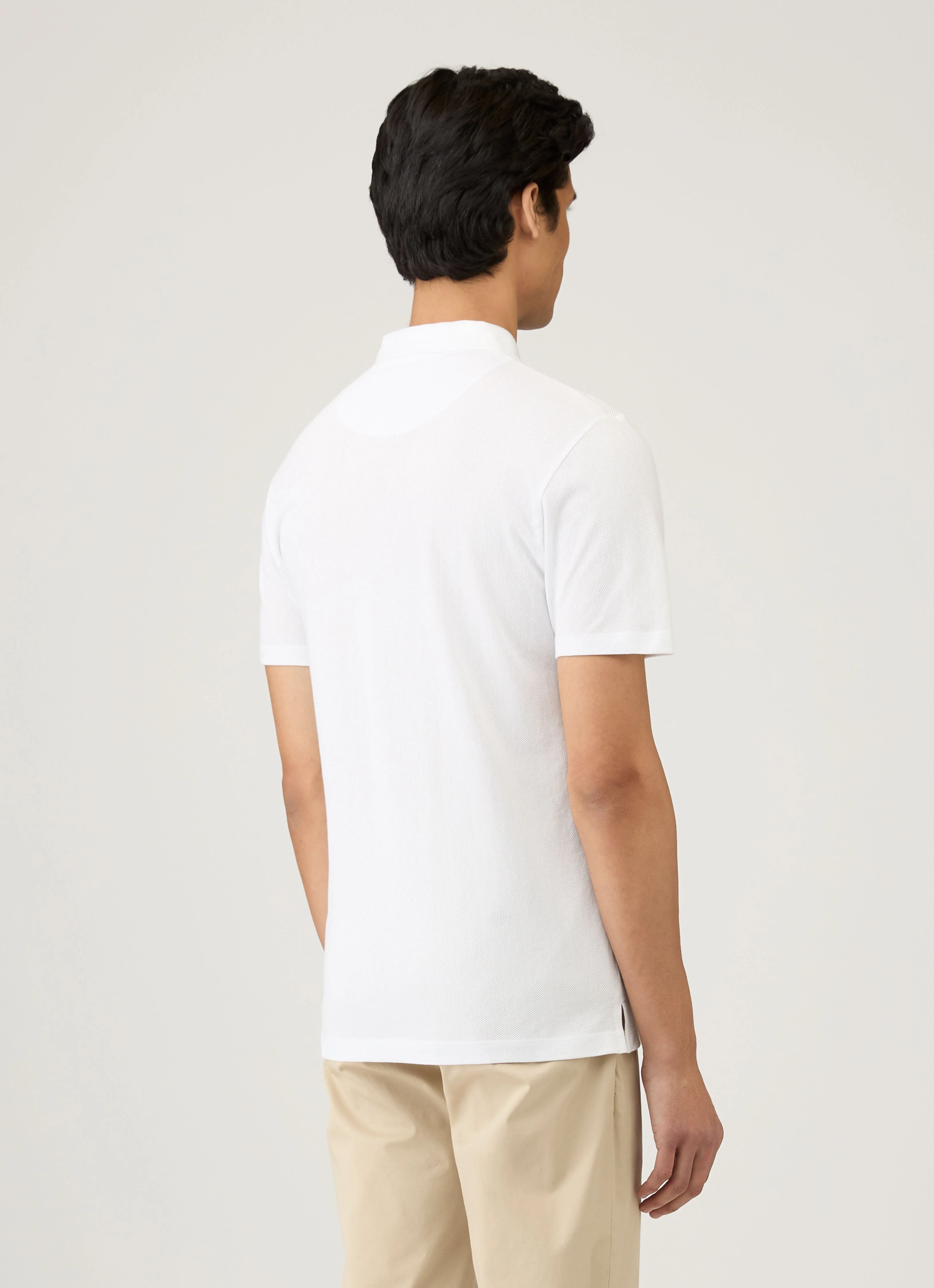 Men's Riviera Polo Shirt in White - Image 5