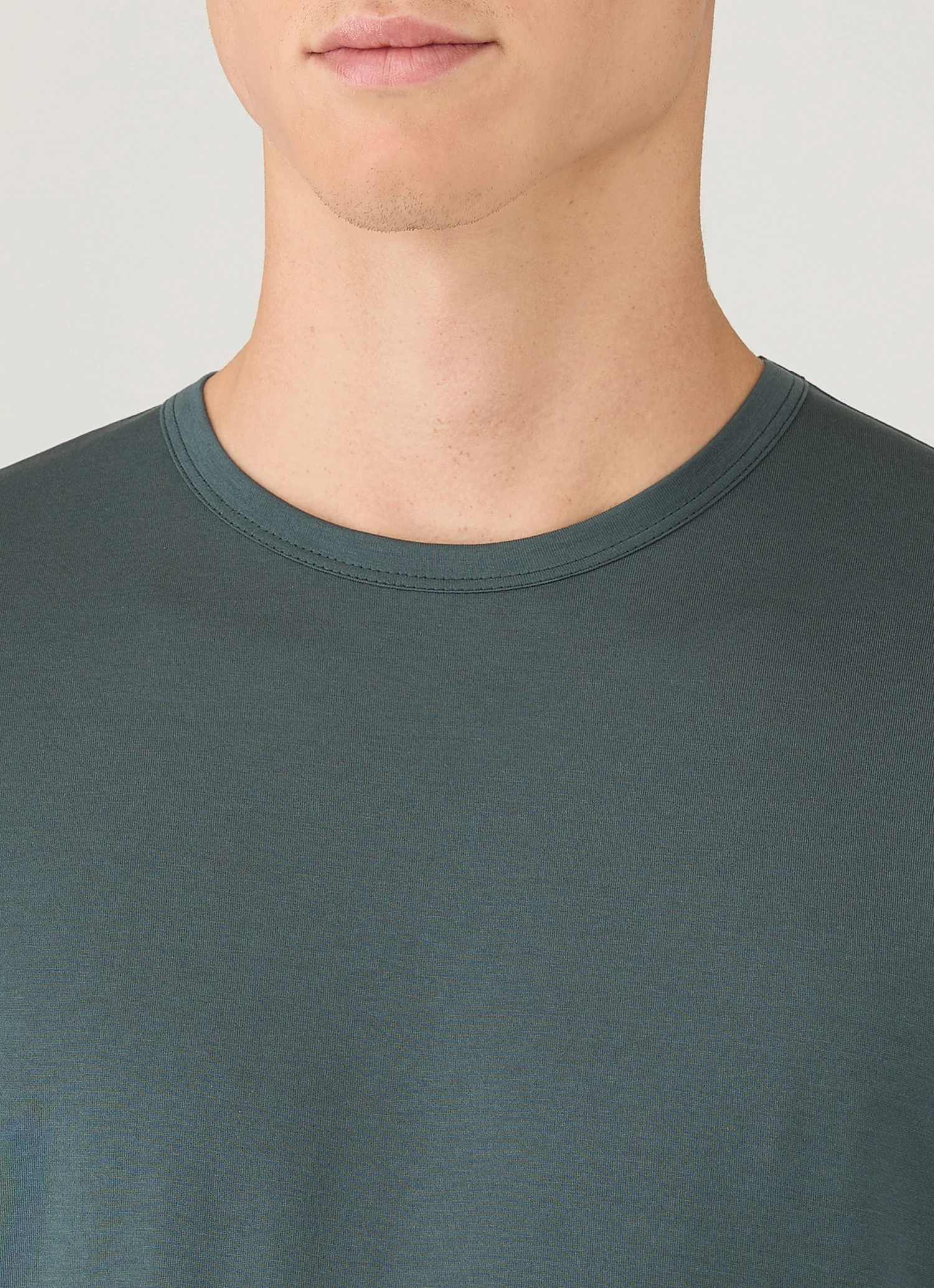 Men's Long Sleeve Classic T-shirt in Dark Petrol - Image 6