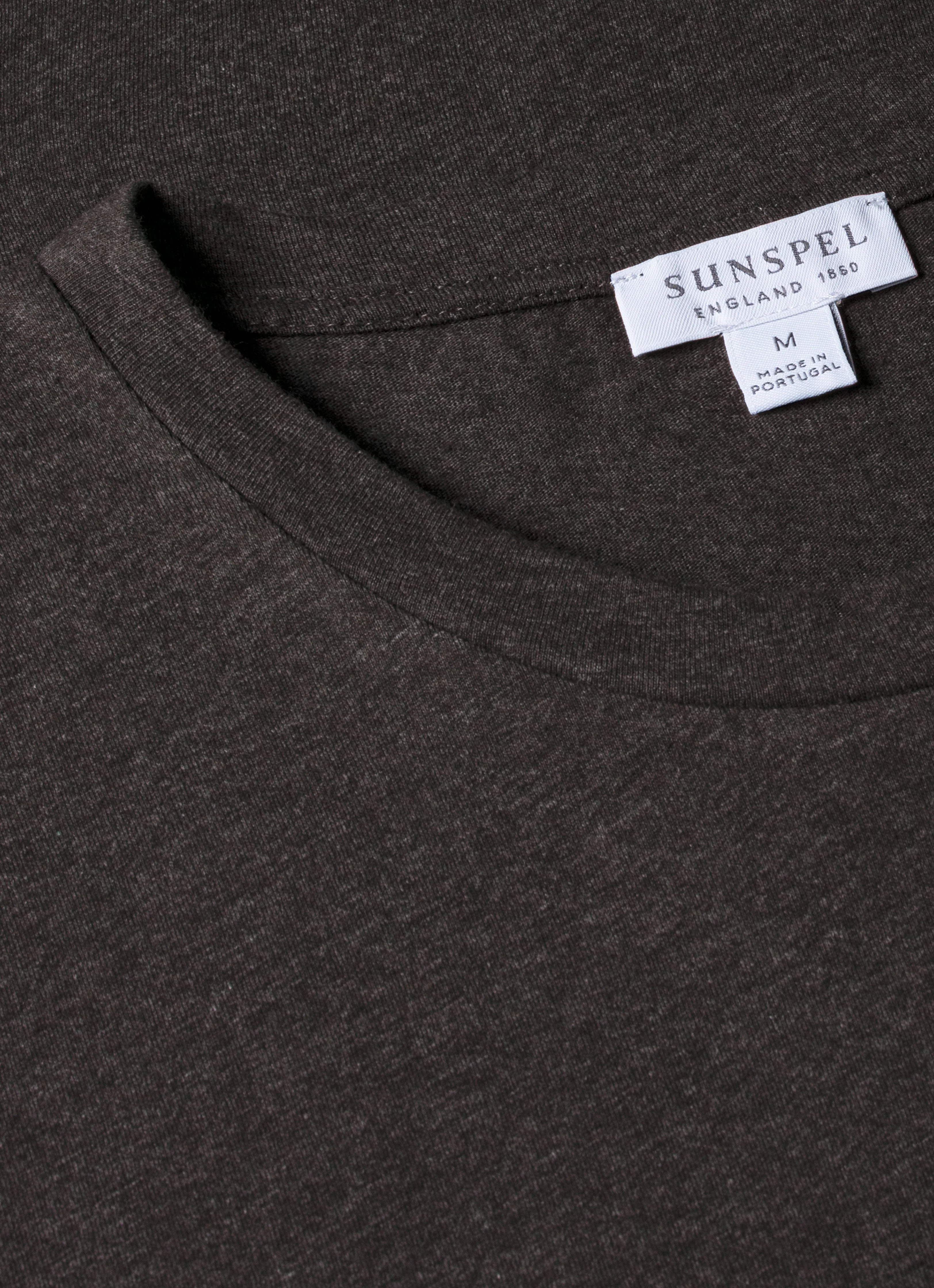 Men's Riviera T-shirt in Charcoal Melange - Image 4
