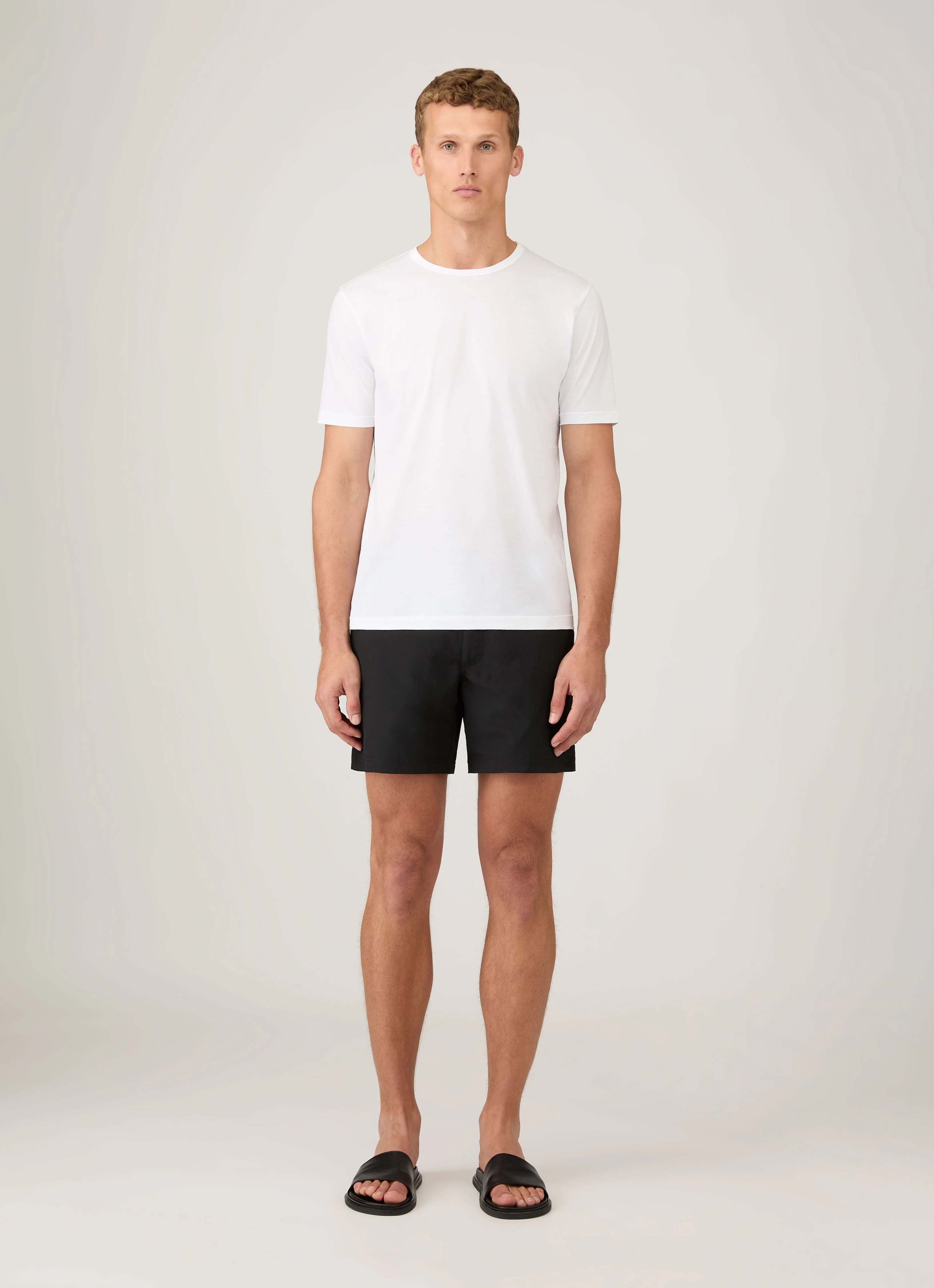 Men's Tailored Swim Short in Black - Image 3