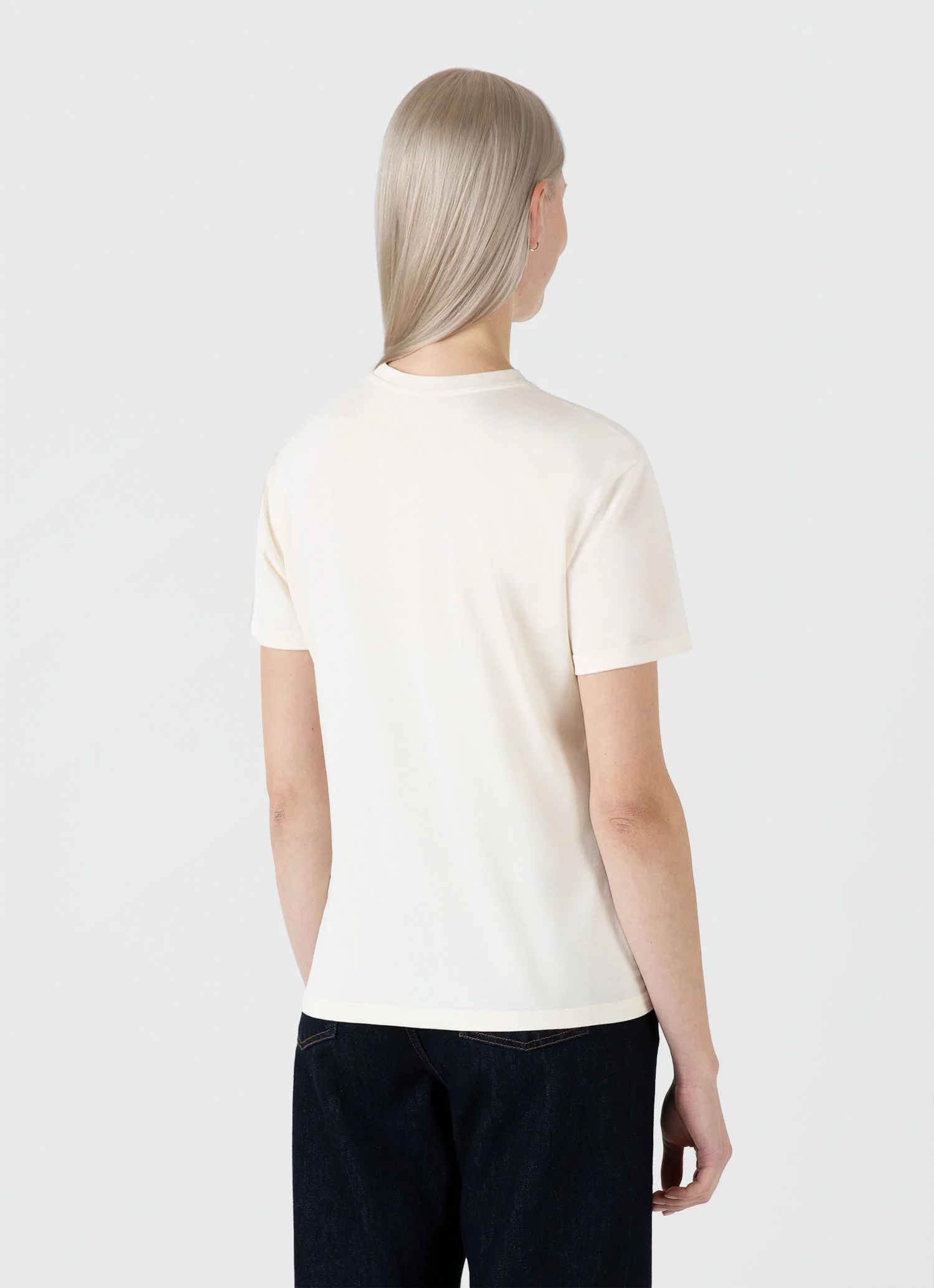 Women's Boy Fit T-shirt in Undyed - Image 3